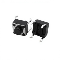 Interrupteur tactile VAOHM DIP VA-TSP4TB-S4H8 6 mm x 6 mm x 4,8 mm (1 sac/1000 pièces)