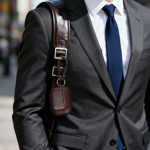 Étui pour écouteurs en cuir PU antichoc de haute qualité pour Airpods <span class=keywords><strong>Pro</strong></span> 2 Étui complet pour Airpods 3/4 <span class=keywords><strong>Pro</strong></span> 2 - Product Image 4