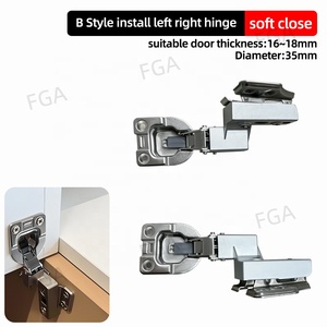 Stile moderno in acciaio coperchio del Cabinet soggiorno Flip-Up Free Stop supporto cerniera con soggiorno morbido <span class=keywords><strong>per</strong></span> cucina soggiorno mobili Hardware - Product Image 4