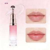 Huile à lèvres liquide hydratante haute pigmentation, gloss à lèvres polypeptidique, lèvres lisses, vegan, effet repulpant, 5g, logo de marque privée