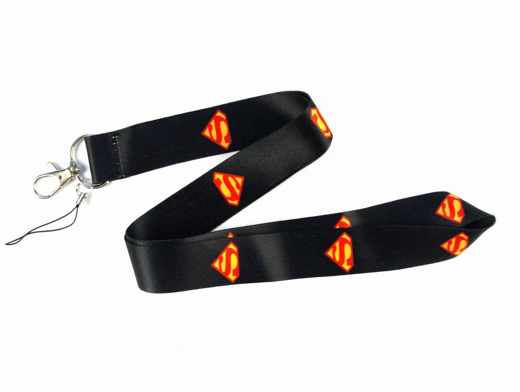Cool Creative Cartoon Marvel Superman Lanyards Anti-Lost Neck Strap Card Holder Phone Case Lanyard Accessories Wholesale Custom Image 5
