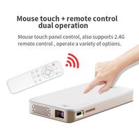 Proyector DLP Android de Bolsillo, Mini Portátil, para Cine en Casa, OEM/ODM, con 3D Pasivo, WiFi 2.4G/5G, 70 ANSI Lúmenes, Altavoces Integrados