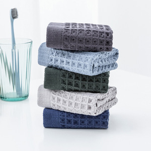 Toalla de algodón tipo waffle Cotton Love de 34x72 cm, 100% algodón, color sólido, de secado rápido, rectangular, para uso doméstico. - Product Image 4