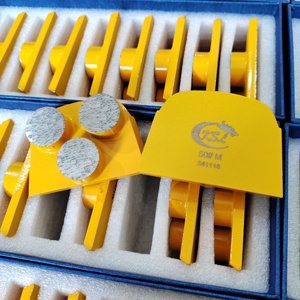 Ksl Tùy Chỉnh Chất Lượng Cao Redi Khóa Ba Giai Đoạn Kim Loại Kim Cương Mài Giày Cho Máy Sàn Kim Cương Mài Công Cụ - Product Image 5