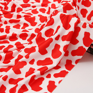 Tejido de satén estampado de poliéster 100% elástico de moda Tejido ligero para camisas vestidos y ocasiones - Product Image 2