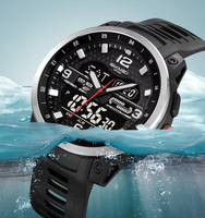 Jam Tangan Quartz Minimalis Mewah VVS Angka Arab untuk Pria, Jam Tangan Olahraga Pria, Jam Tangan Tahan Air Pria, Jam Tangan Custom