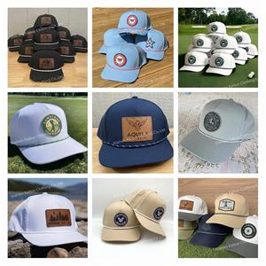 Молодежная Спортивная 5-панельная структурированная изогнутая Кепка Gorras, перфорированная Водонепроницаемая ПВХ резиновая нашивка, бейсболка с логотипом, шляпа для гольфа - Product Image 5