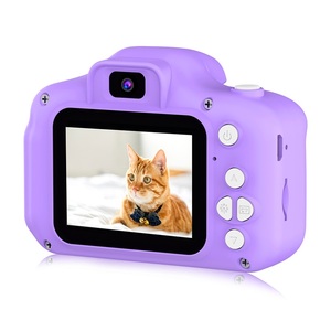 1080P HD kamera <span class=keywords><strong>Mini</strong></span> dijital çocuklar için fotoğraf kamerası oyuncaklar almak 2 inç şarj edilebilir Duale kamera özçekim yürüyor çocuk kamera - Product Image 2