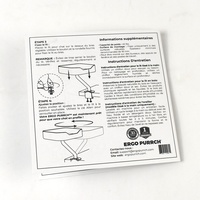 Impression de brochures personnalisées en gros pour usine avec impression couleur, pliage en deux parties, impression recto-verso sur papier d'art