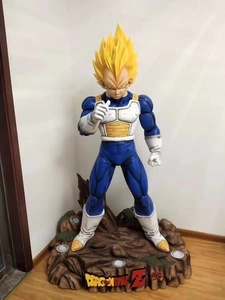Statue de Vegeta en gros, taille réelle, en fibre de verre et résine, figurine <span class=keywords><strong>DBZ</strong></span>, sculpture d'anime de collection pour la décoration de magasin de bandes dessinées - Product Image 5