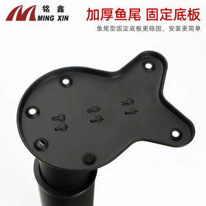 Ming Xin <b>Adjustable</b> Telescopic Bar <b>Legs</b> Steel And Plastic Black White Glossy Heavy Duty <b>Table</b> Support For Desk Bar Counter - Product Image 2