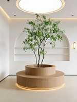 Arbre d'érable vert artificiel réaliste pour centre commercial, hôtel, restaurant, jardin, parc, décoration paysagère extérieure et intérieure