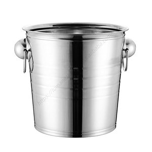 Venta al por Mayor de Cubetas de Acero Inoxidable LT166 Grandes para Hielo, Bebidas Refrigeradas, Champán, Vino y Cerveza - Product Image 1