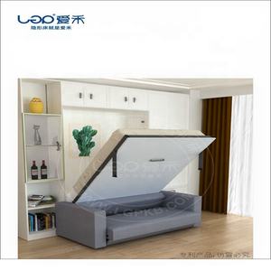 Cama plegable con estantería, mueble de dormitorio inteligente transformable con sofá de lujo, vertical, tamaño <span class=keywords><strong>king</strong></span> - Product Image 4