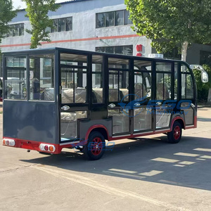 รถบัสไฟฟ้าชมวิว 14 ที่นั่ง ยานยนต์ท่องเที่ยวรักษ์โลก ใช้พลังงานแบตเตอรี่ สำหรับบริการรับส่งในพื้นที่ชมวิวและสวนสัตว์ - Product Image 1