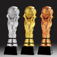 Trophée en résine de sport personnalisé de haute qualité Pickleball Football Football Volley-ball Basketball Trophée vierge