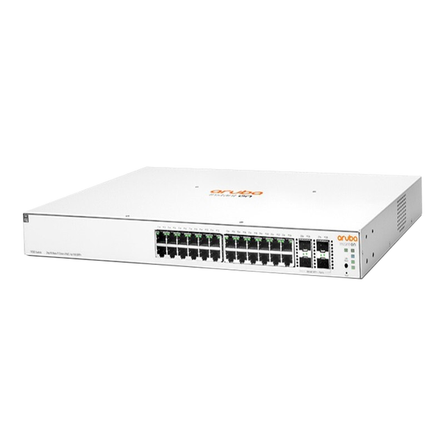 Aruba Instant on 1930 JL683A 24-ports  PoE 4SFP/SFP+ 195W 1G/10Gbps Network Switch Réseau L3 24 Porte  1/10gig Switches De Rede