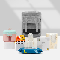 Populaire étanche seau forme bébé maman multifonction couche lait déjeuner stockage poussette sac à dos sac pour voyage