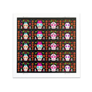 Autocollants de timbres postaux 2019 Spooky Silhouettes Us Forever, 5 feuilles de 100 autocollants, en vrac pour la décoration de fêtes - Product Image 4