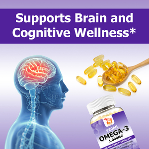 Gélules végétaliennes Oméga 3 en gros d'usine avec d'autres acides gras Oméga 3, Coenzyme Q10, soutien cardiaque, compléments alimentaires naturels - Product Image 5