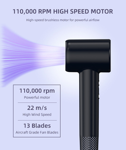 110000rpm Negative Ionic Plasma <strong>Hair</strong> <strong>Dryer</strong> Constant Temperature Professional Hairdryers <strong>Battery</strong> High Speed <strong>Hair</strong> <strong>Dryer</strong> - Product Image 4