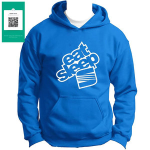 เสื้อมีฮู้ดสำหรับผู้ชายพิมพ์ลายหน้าจอผ้าฝ้าย100% สีพื้นเสื้อผ้าไซส์พิเศษสำหรับฤดูหนาว - Product Image 1