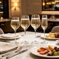 Grand Verre à Vin en Cristal Grande Capacité, Compatible Lave-Vaisselle, Flûte à Cocktail à Long Pied, Verre à Champagne, Coupe Citrouille avec Bord Doré