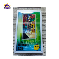 27X40 inci lampu latar LED iklan film bingkai Poster kotak lampu kotak lampu LED