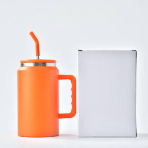 Nuevo Vaso Térmico de Viaje para Auto con Asa, Doble Aislamiento al Vacío, Color Personalizado, Tapa con Logotipo - Product Image 3