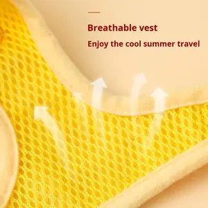 Set tali kekang dapat disesuaikan hewan peliharaan nilon, desain bebek lucu Per kalung anjing dan <span class=keywords><strong>Harness</strong></span> - Product Image 4