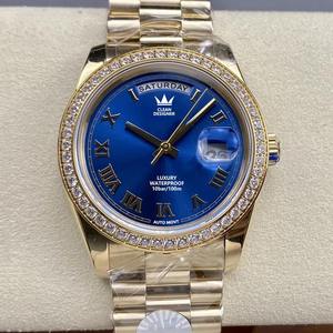 Montre Drioshipping Diamond 40MM avec affichage de la date, cristal saphir, montre mécanique automatique de luxe européenne pour hommes - Product Image 4