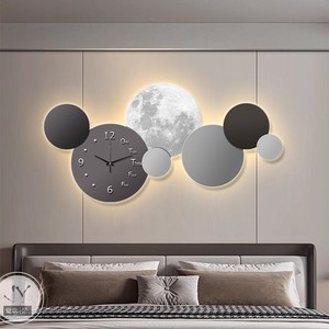 Orologio Decorativo a LED in Porcellana <span class=keywords><strong>di</strong></span> Cristallo con Base in Legno <span class=keywords><strong>per</strong></span> <span class=keywords><strong>Camera</strong></span> <span class=keywords><strong>da</strong></span> <span class=keywords><strong>Letto</strong></span> - Product Image 5