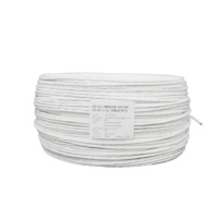 Câble de thermomètre à résistance en platine, 6 conducteurs torsadés en cuivre plaqué argent, fil de connexion RTD FEP-FEP-(1-AL)-24AWGx6C-WHITE