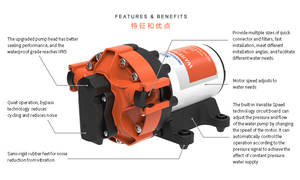 Pompe à eau SEAFLO RV 12V dc utilise <span class=keywords><strong>l</strong></span>'<span class=keywords><strong>électronique</strong></span> pour contrôler automatiquement le moteur Pompe à eau marine intelligente à vitesse variable - Product Image 5