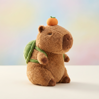 Peluche Capybara Personnalisée avec Logo, Mascotte de l'Année, Jouet en Peluche Doux et Amusant, Décoration de Fêtes, Ambiance de Nouvelle Saison, Cadeau