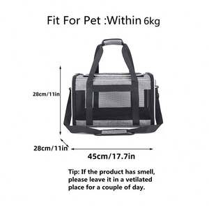 Bolsa de Transporte para Mascotas, Portátil, Transpirable, para Viajes al Aire Libre, para Perros y Gatos, Venta al Por Mayor - Product Image 2
