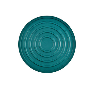 Sous-plat minimaliste <span class=keywords><strong>en</strong></span> silicone pour plats chauds |   Résistant à <span class=keywords><strong>la</strong></span> chaleur 480 ° Tapis de protection antidérapant pour casseroles avec un design moderne à anneaux concentriques - Product Image 1