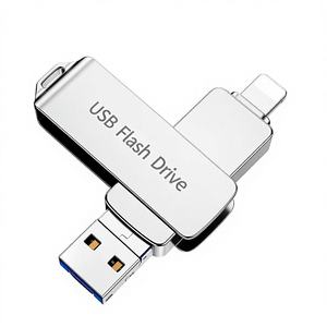 Nouveau 2025 – Clé <span class=keywords><strong>USB</strong></span> <span class=keywords><strong>3</strong></span>-en-1 en métal pour téléphone Android, haute vitesse, capacité virtuelle extensible - Product Image 1