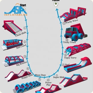 Gioco di sport all'aria aperta <span class=keywords><strong>corsa</strong></span> ad ostacoli 5K <span class=keywords><strong>corsa</strong></span> ad ostacoli gonfiabile 5K per adulti - Product Image 6