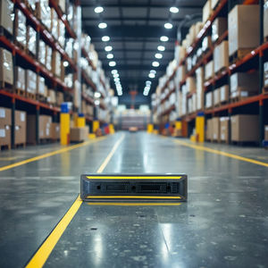 Hoge Kwaliteit 100Cm Geel Zwart Plastic Rubber Stopper Parkeerplaats Protector Rijbaan Stoepranden Parking Meta MR-WSR100D - Product Image 6