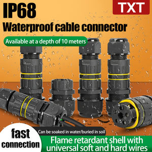 أسلاك إضاءة M25 Bulkhead IP68 1/<span class=keywords><strong>2</strong></span>/<span class=keywords><strong>3</strong></span>/في الهواء الطلق موصلات ذكور/إناث - Product Image 2