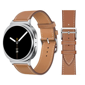 Cinturino in Vera Pelle per <span class=keywords><strong>Samsung</strong></span> Galaxy Watch8 40mm 44mm Classic 46mm, Cinturino in Pelle per <span class=keywords><strong>Samsung</strong></span> Galaxy Watch Ultra - Product Image 1