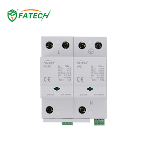 Ce Mark chứng nhận 1 giai đoạn 2 cực Loại 1 + 2 bảo vệ Tăng ánh sáng arrester thiết bị bảo vệ tăng - Product Image 6
