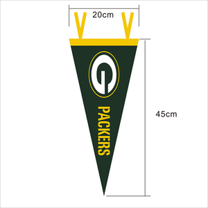 Biểu tượng tùy chỉnh tam giác cảm thấy Cờ biểu ngữ cho Câu lạc bộ thể thao và người hâm mộ quảng cáo khuyến mại bên biểu ngữ - Product Image 4