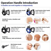 Nouveauté : Appareil de massage amincissant par vibration et roulement à 360 degrés pour la réduction des graisses et le remodelage corporel