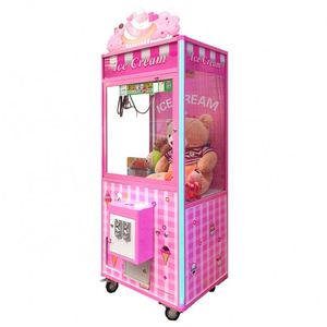NINIX Machine à griffes à monnayeur pour poupées, en métal rose et verre trempé, pour salle de jeux intérieure - Product Image 4