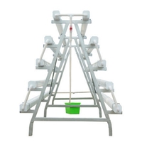 Système hydroponique NFT avec pompe, haute productivité, canal de culture à couvercle ouvert, culture hydroponique verticale, personnalisable