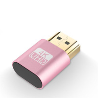 Émulateur d'affichage DTECH 4K compatible Linux 1.4 DDC EDID, adaptateur d'affichage HDMI, prise factice