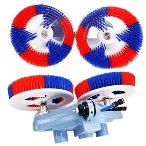 Cabezal de cepillo de limpieza solar con cerdas de nailon <span class=keywords><strong>para</strong></span> diseño de doble cabezal y placa de plástico, limpieza en seco/húmedo, duradero - Product Image 2