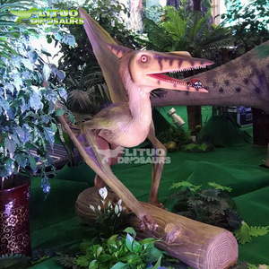 Dinopark-Robot de tamaño real, dinosaurio Pteranodon en jaula, Animatronic - Product Image 4